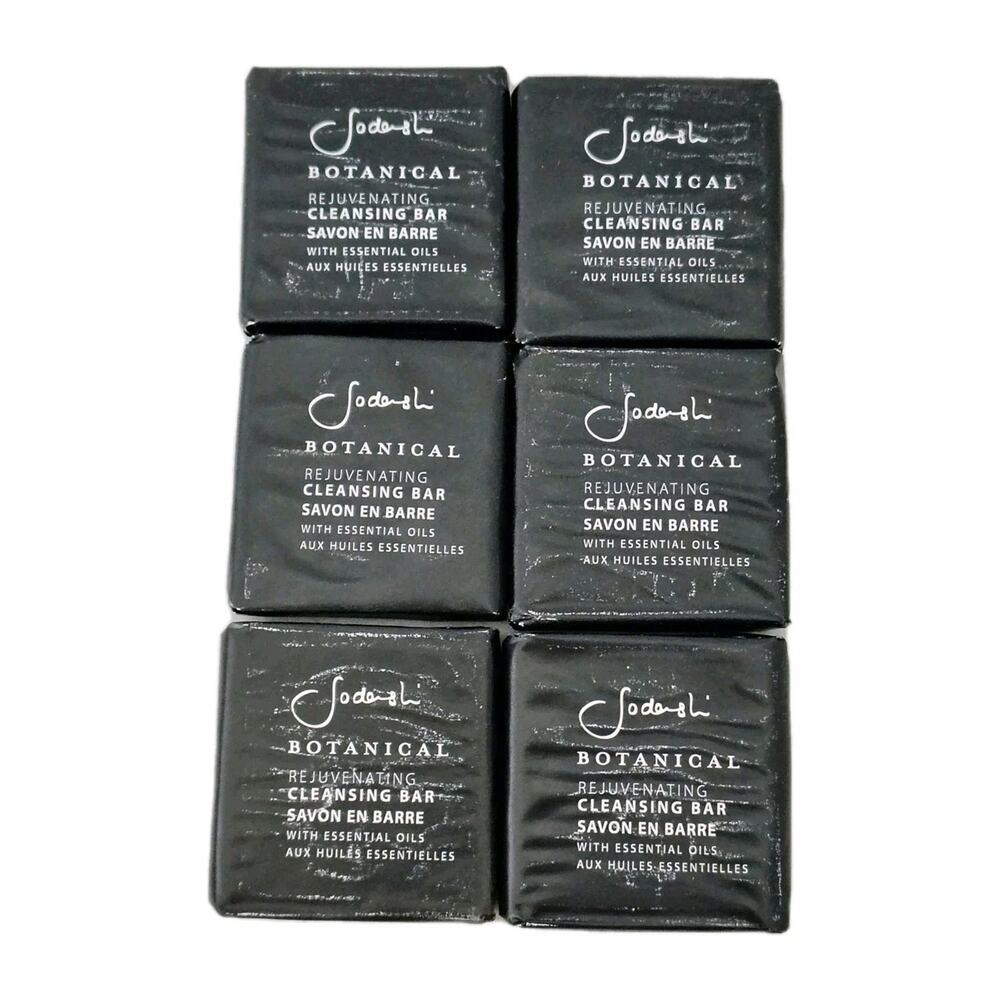 Sodashi Botanical Rejuvenating Cleansing Bar Soap 2.0oz St Regis Hotel Lot Of 6